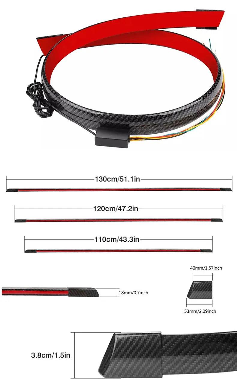 Fibra de Carbono de Led Reativo 110 cm