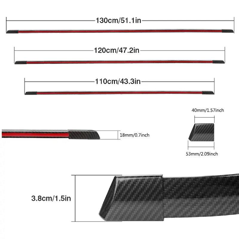 Fibra de Carbono de Led Reativo 110 cm