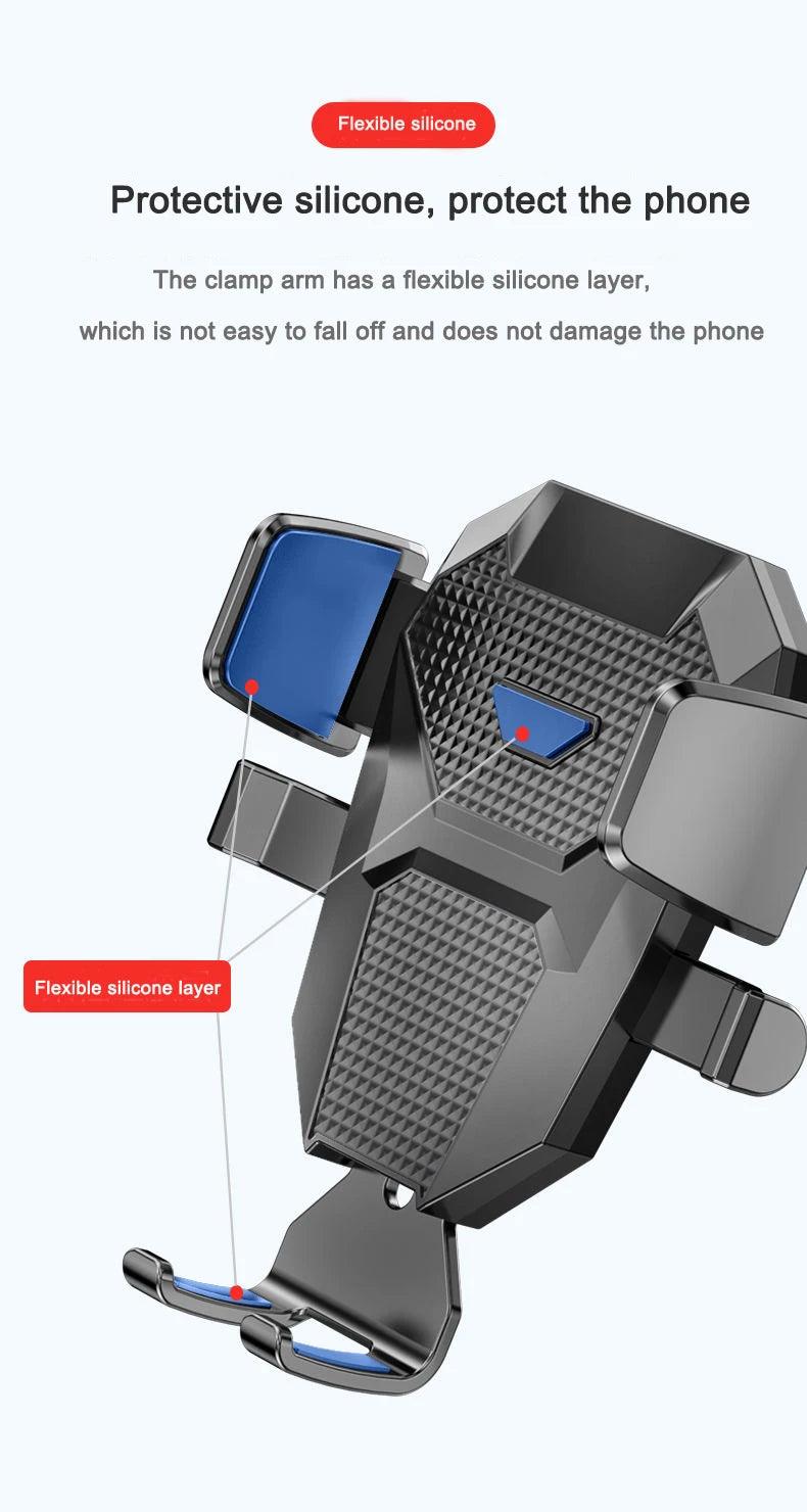 Suporte Celular Carro Veicular Trava Automática Anti Queda